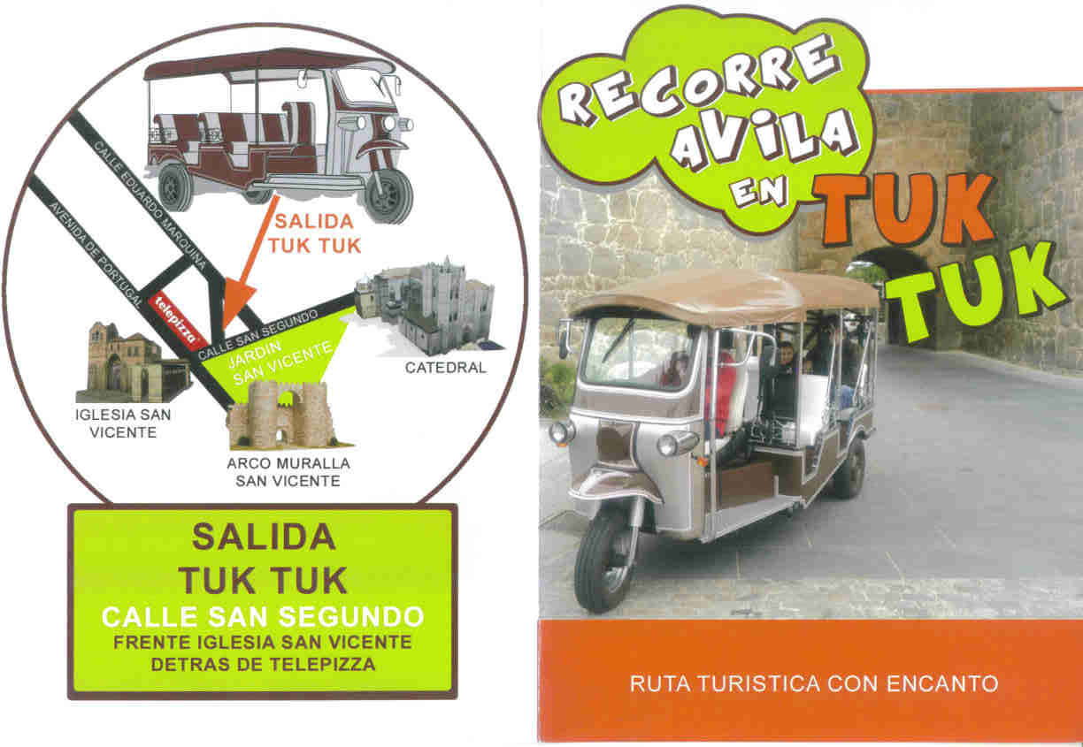 Ávila en tuktuk