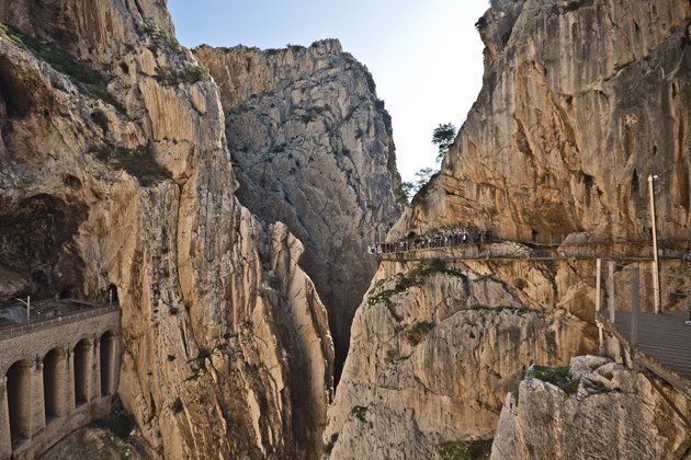 Último tramo del Caminito del Rey