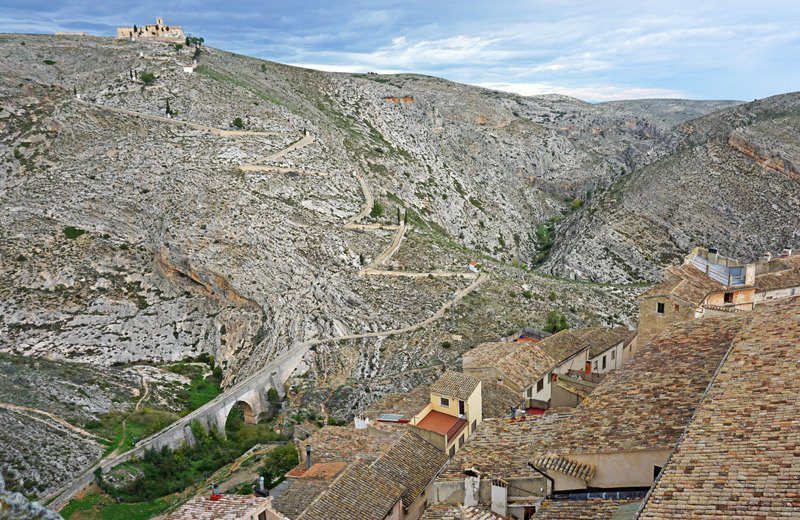 Vistas desde el Campanario: Via Crucis y Ermita del Santo Cristo