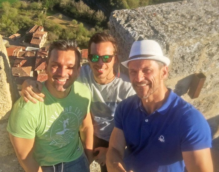 Héctor y César con CarlosdeViaje en Frías