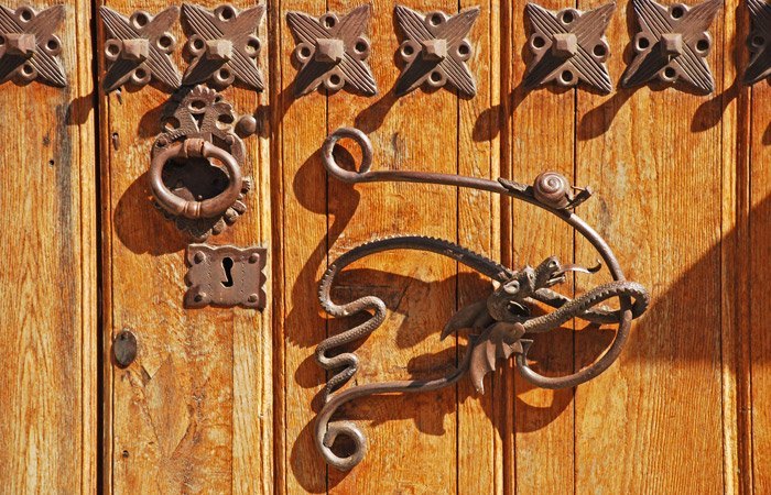 Detalle de aldaba