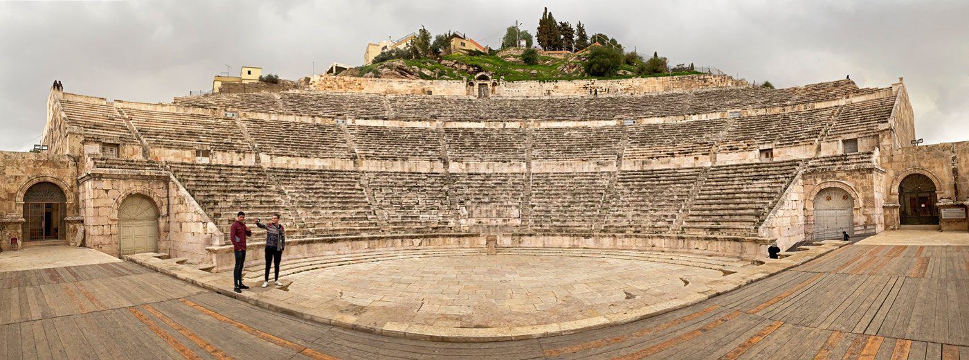 Panorámica del Teatro Romano de Amán