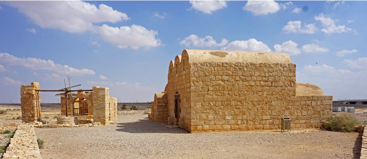 Los baños y el pozo de Qusayr Amra