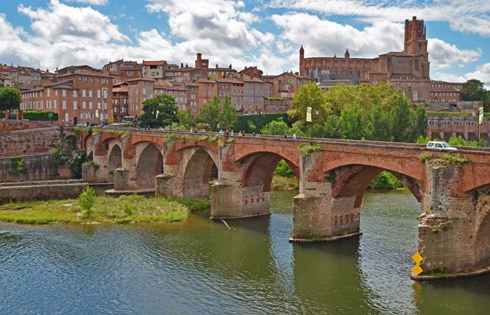 Pont Vieux y Catedral de Albi