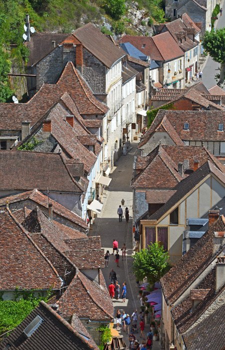 Rue Roland le Preux desde el castillo