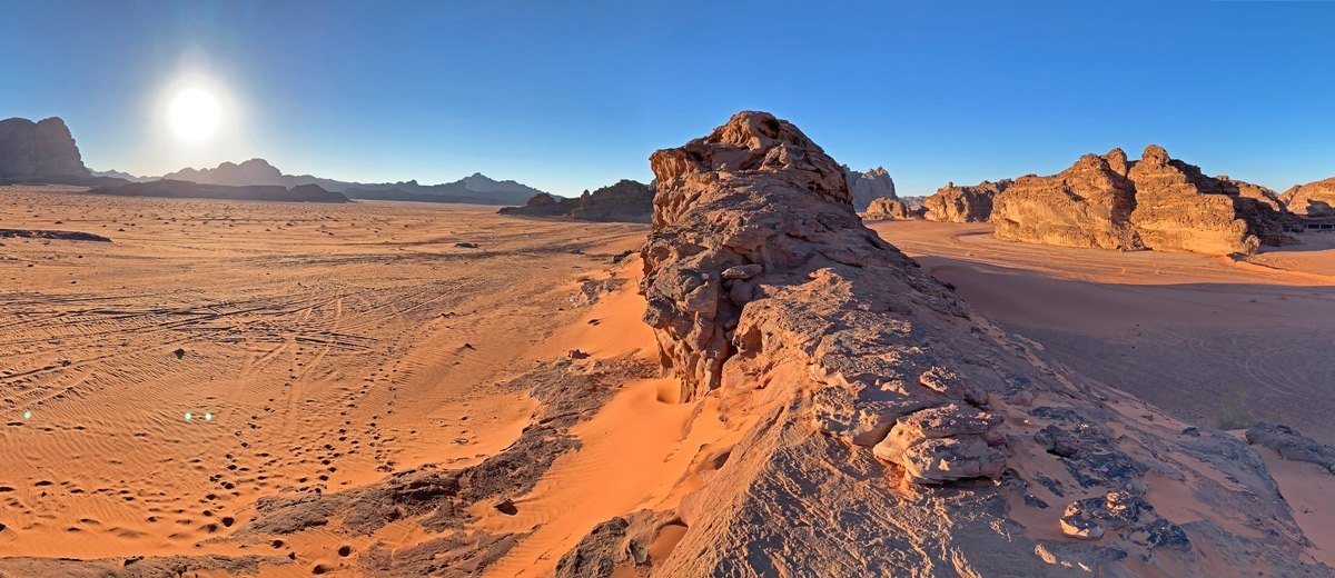 Wadi Rum al atardecer