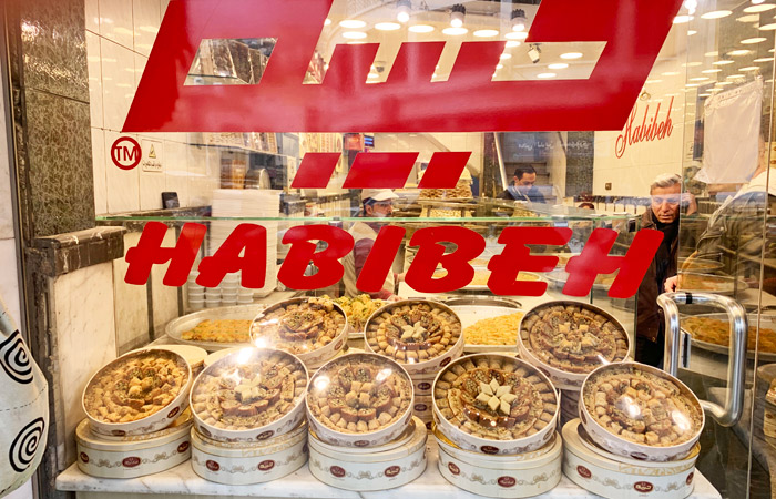 Tienda de dulces en Amán