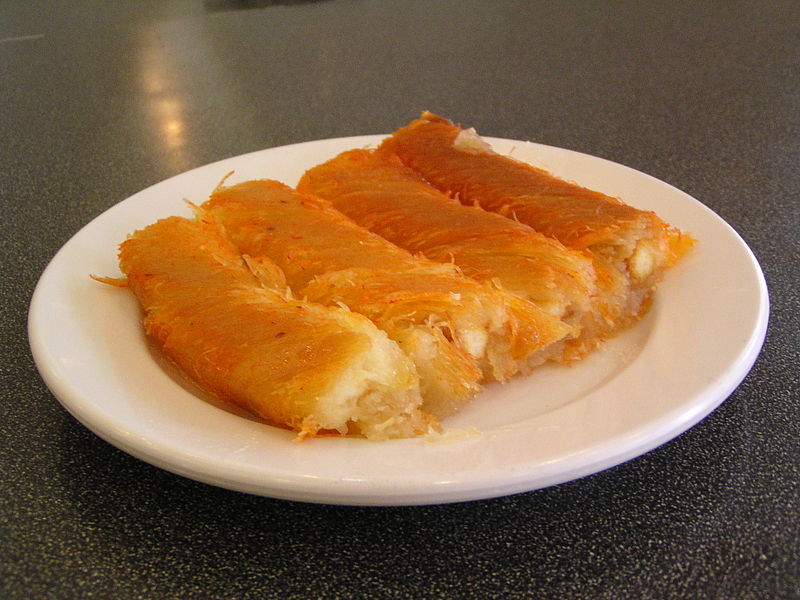 Knafe (Hojaldre con cabellon de ángel)